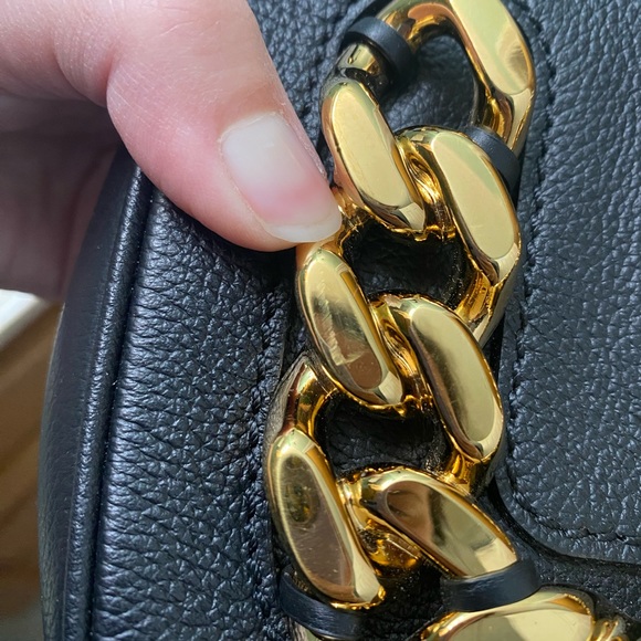 Versace Mini La Medusa Chain Leather Hobo Bag - Picture 14 of 16